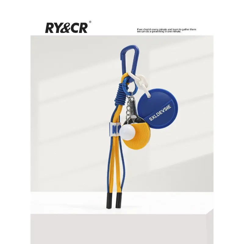 Mặt Dây Chuyền Túi Tennis Bàn, Móc Chìa Khóa Xe Hơi, Đồ Trang Trí Treo Cá Tính, Thích Hợp Cho Nam Và Nữ, Phụ Kiện Nhỏ Phong Cách Cặp Đôi, Thiết Kế Độc Đáo Cho Học Sinh 0