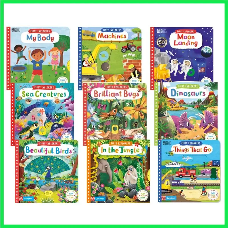Original Product Campbell First Explorers Series Board Book, Wild Animal/beautiful Birds, Interactive Board Books For Toddlers