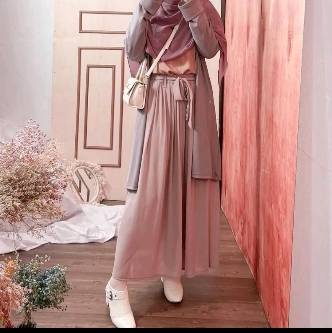 celana panjang kulot panjang bahan ceruty bebydoll termurah lapis furing higet jadi tidak nerawang