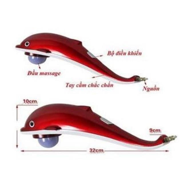Máy massage cầm tay cá heo [LOẠI LỚN]