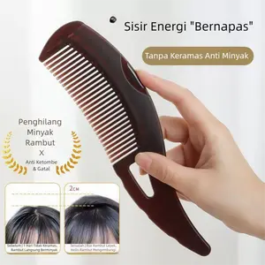Sisir Kontrol Minyak Tanpa Bilas Gen 3 | Anti Ketombe, Rambut Mengembang & Pijat Kulit Kepala