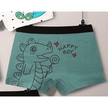 [MẸ THÓC] quần lót/sịp đùi cho bé trai chất cotton cao cấp in hình khủng long siêu yêu hàng QCCC by KID CLOTHING 4