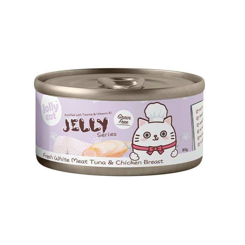 Product Introduction of High Quality Jollycat Grain Free  Jelly Canned Food 80g 8