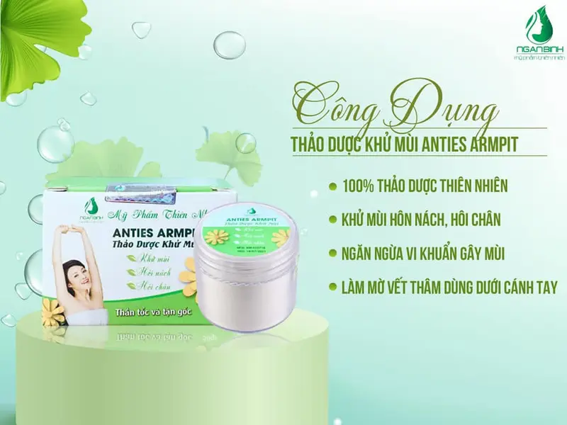 THẢO MỘC KHỬ MÙI HÔI TAY CHÂN CƠ THỂ 2