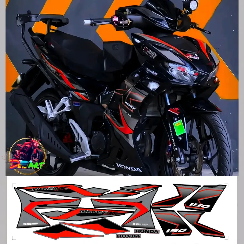 Tem rời WINNER X V3 - Mẫu X 150. Chất liệu PPF Cao Cấp : 3 Lớp, Chống Nước, Chống Phai Màu. Nhãn Dán Decal 1