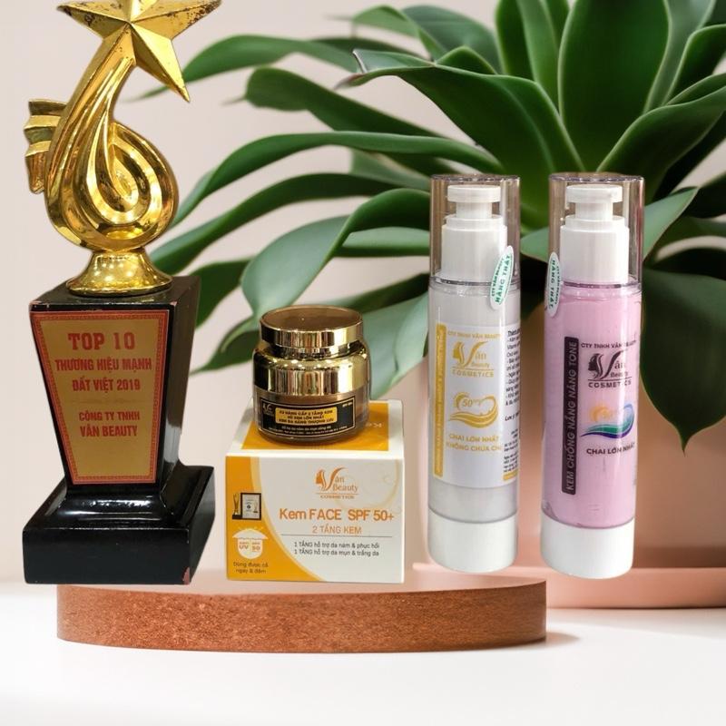 [MUA 2 CHAI KEM CHỐNG NẮNG TRẮNG HỒNG] + [TẶNG 1 HŨ KEM MẶT] - ho trợ Bảo vệ da khỏi tác hại của tia UV, mờ nám, đốm nâu và thâm sau mụn, giúp da đều màu và tươi sáng hơn