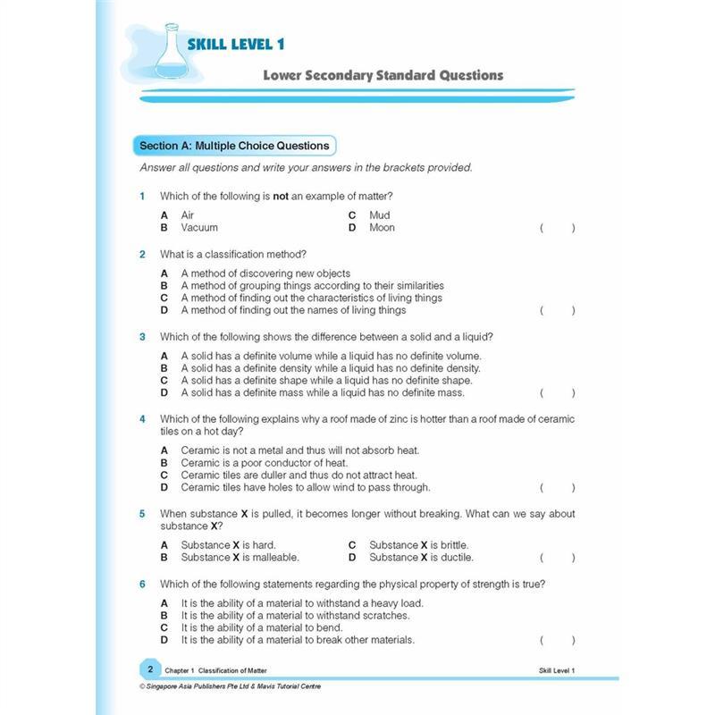 Product Introduction of High Quality Integrated Science Series For Lower Secondary Levels | Topical | Secondary Science School Assessment Books - SAP 10