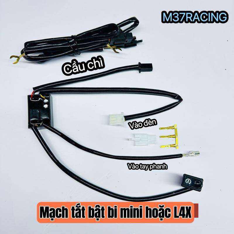  Mạch tắt bật Bi mini - 2 L4X độc lập trên nút rời + tắt bật đèn M22 - M23 - T2s...Phụ Kiện Phụ Tùng 
