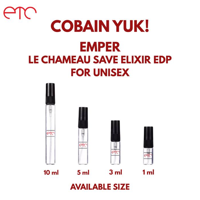 Gambar Decant Parfum Emper Le Chameau Save Elixir EDP for Unisex - Try Me 10ml dari ETC Official Store Kota Administrasi Jakarta Selatan Tokopedia