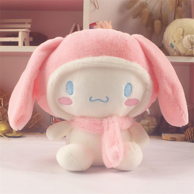 Gấu Bông Cinnamoroll Xanh Hồng Hàng Cao Cấp Mềm Mịn Size 25cm MEILI STORE Thú Bông Toy