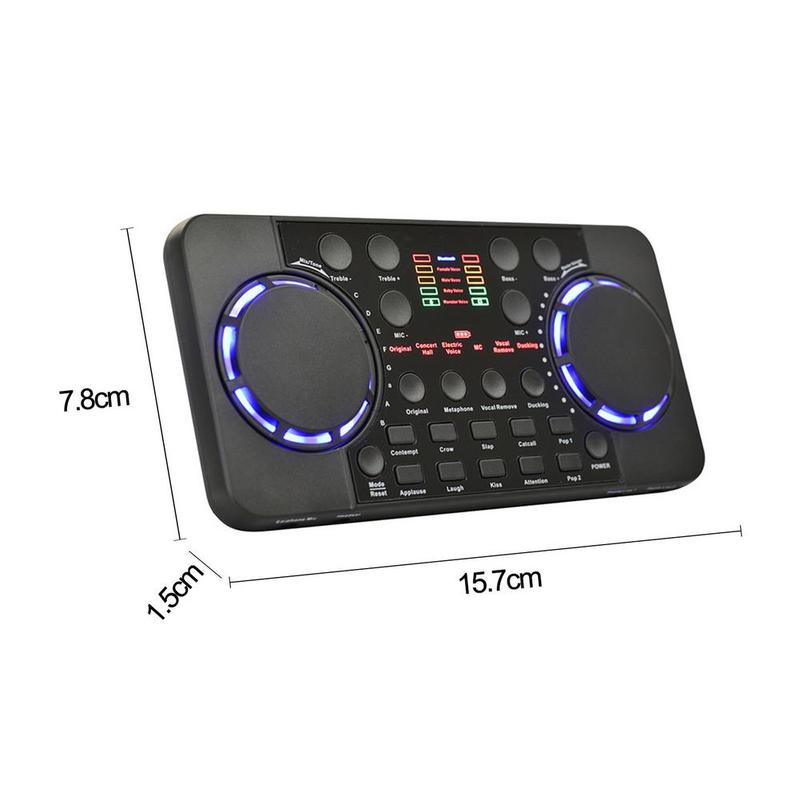 Product Introduction of Kad Bunyi V300 pro, Sesuai untuk Penstriman Langsung, dengan 10 Kesan Bunyi, Antara Muka Audio 4.0, Sesuai untuk DJ, Muzik, Studio, Rakaman, Karaoke, untuk PC dan Komputer Riba, Termasuk Pengadun Laptop 3
