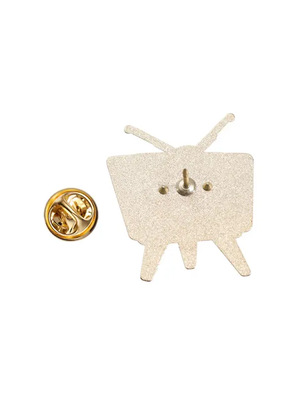 Vintage Tv Shaped Brooch, Enamel Pin Suitable for Backpacks, Jeans, Scarves, Hats Decoration,  Trendy All-match & Exquisite Brooch for Birthday Gift 8