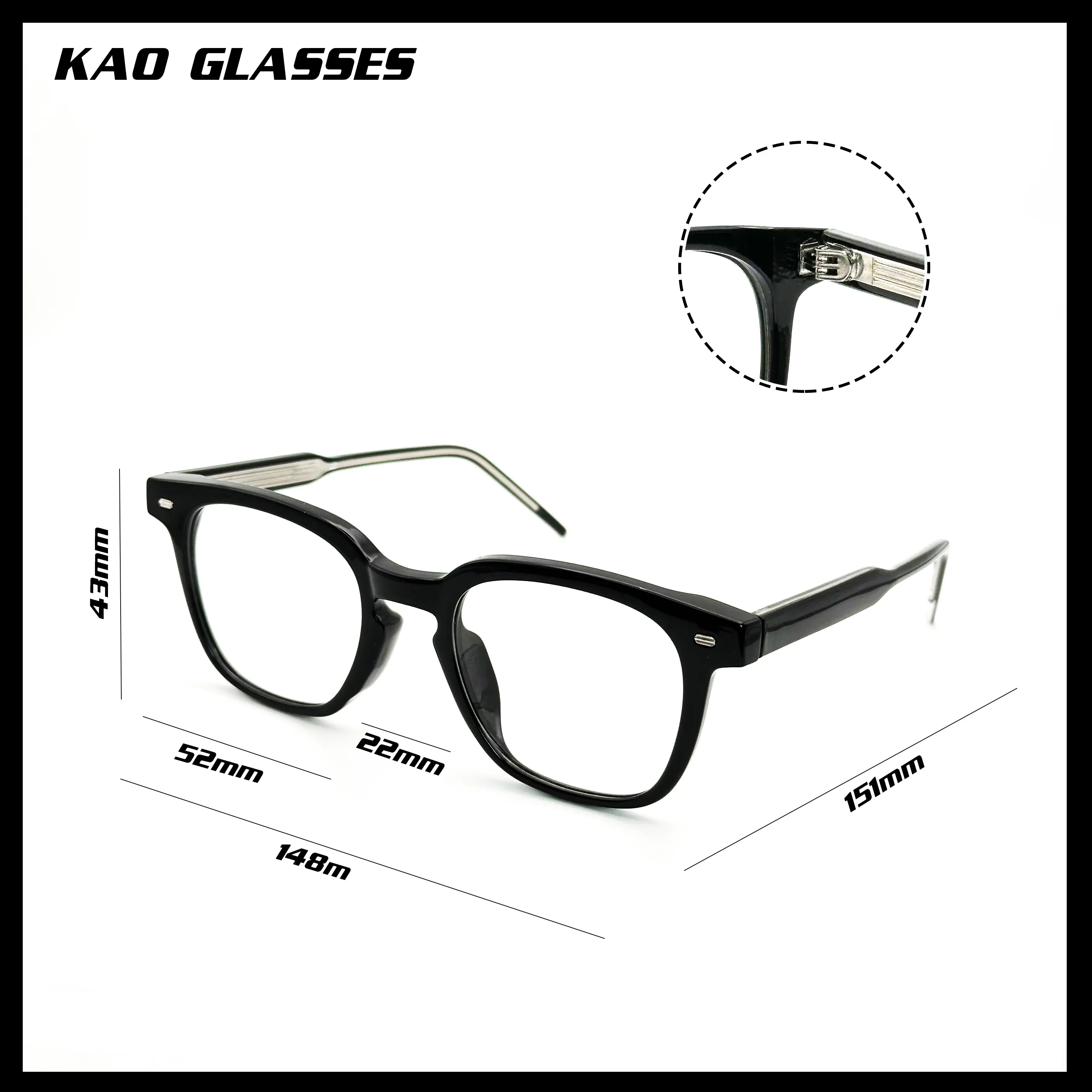 K115 - Mắt kính thời trang - Tặng hộp - Freeship - Đổi trả 7 ngày