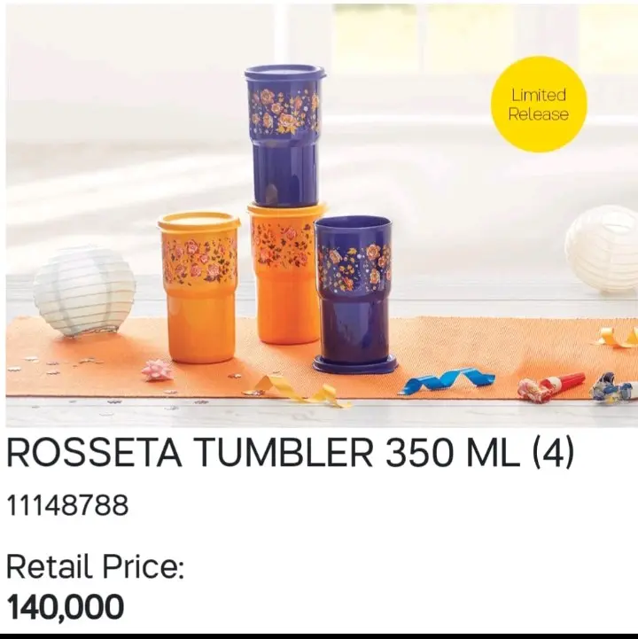 Rosetta tumbler (1 pcs) tupperware