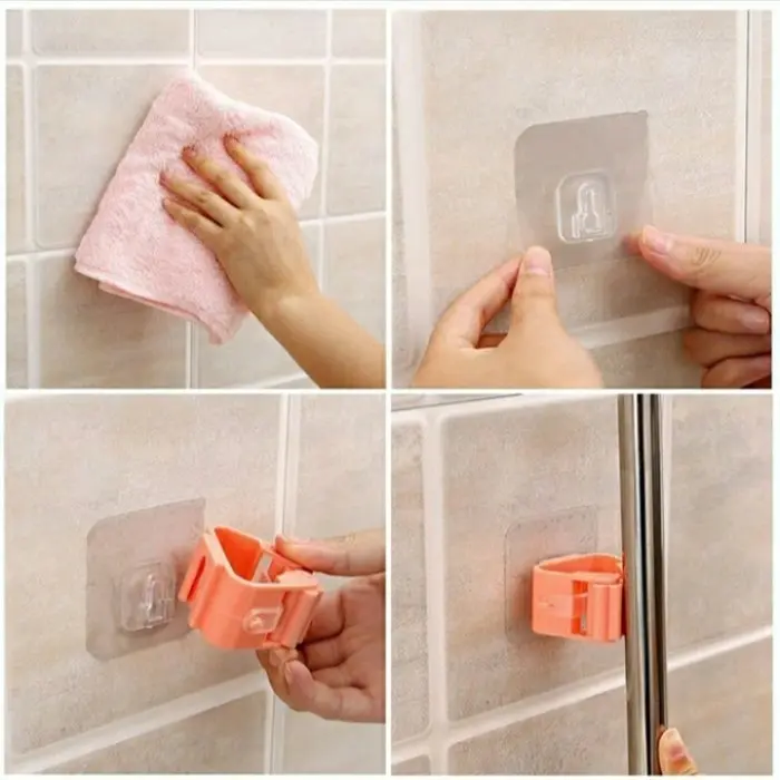 MOP HOLDER GANTUNGAN SAPU PEL 1 SLOT - Murah dan Bagus 3