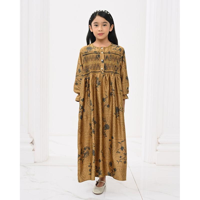Geulis.id XAVIA DRESS / DRESS ANAK / SARIMBIT KELUARGA (4 warna) 0