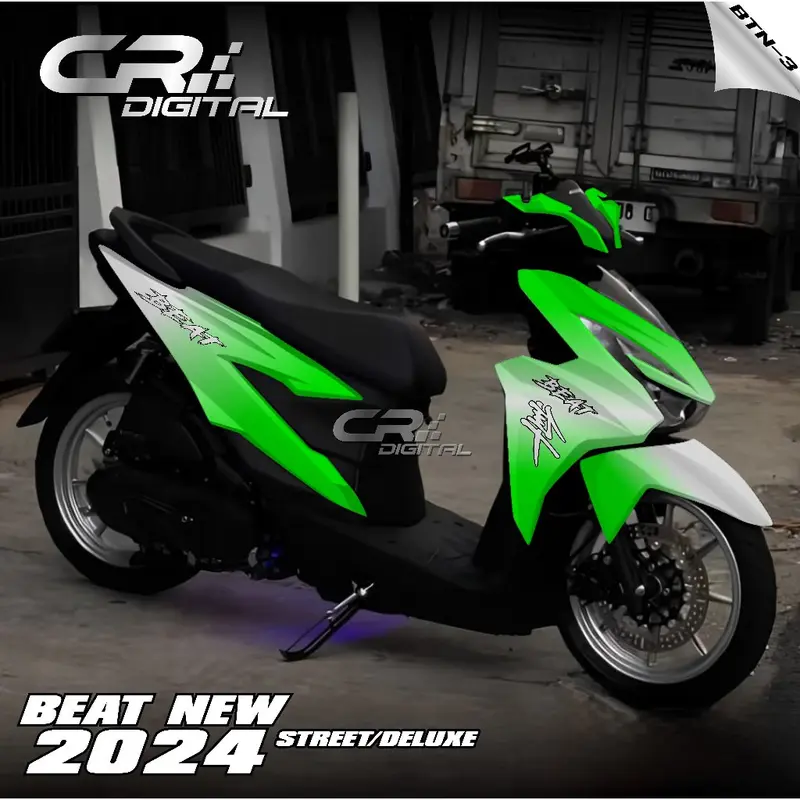 STIKER KEREN TERBARU Decal Sticker Honda Beat DELUXE 2024 COD FULL BODY NEW 2