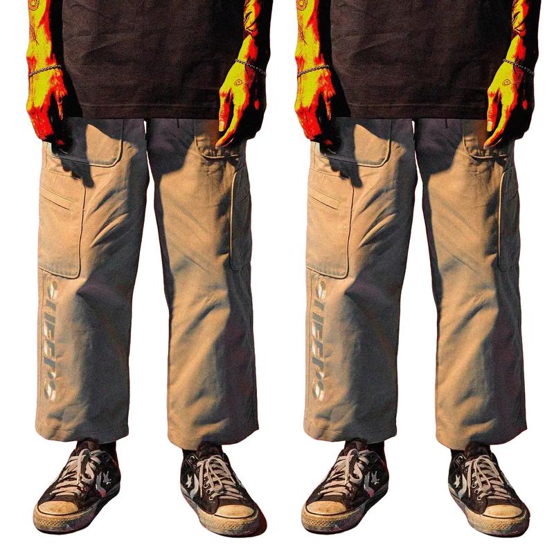 Quần Túi Hộp BLACKSHEEPS Cropped Pants thêu chữ SHEEPS Nam Menswear Cotton Có Túi