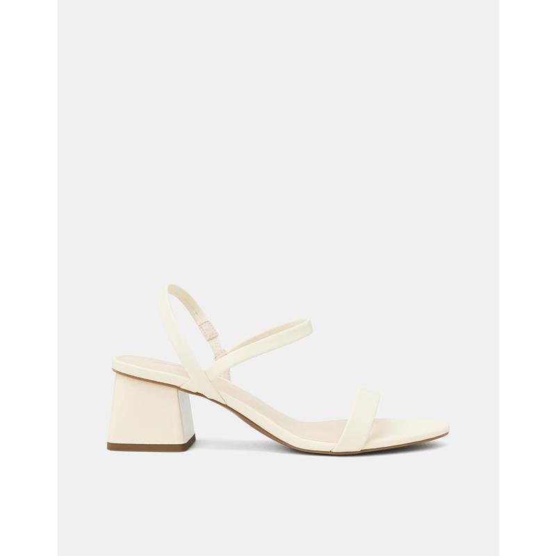 JUNO Giày Sandal Gót Thấp Quai Ngang - SD05112