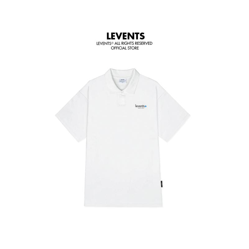 Áo Polo Levents Mini Popular/ White 100% Cotton Unisex Oversized