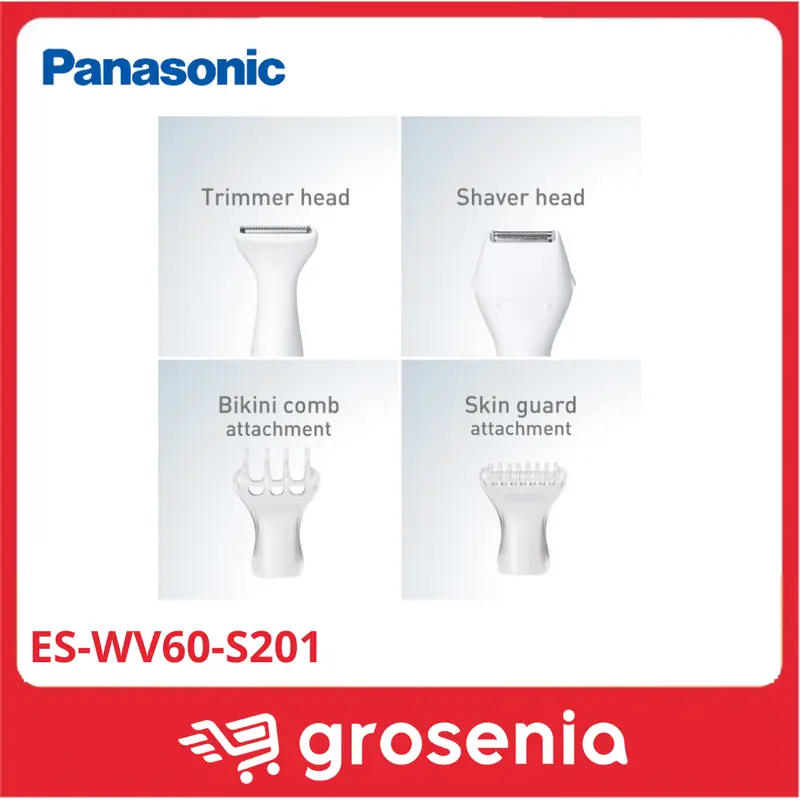 Panasonic Ladies Bikini Hair Removal Sensitive Area and Body S-WV60-S201 / WV60 2