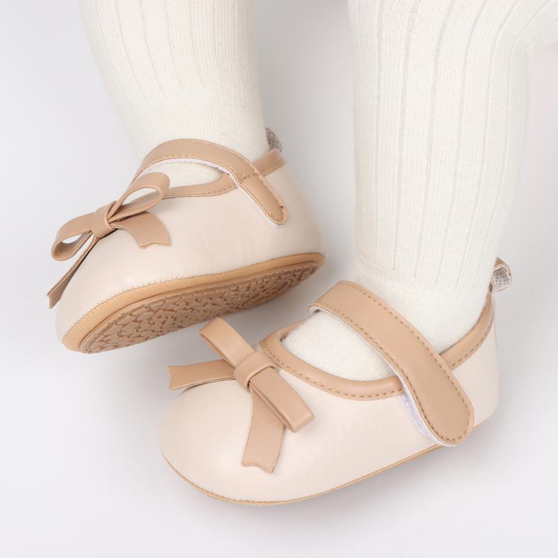 Product Introduction of Infant Baby Girls Moccasins Cute Bowknot Soft Sole Flat Shoes Prewalker Anti-Slip Shoes First Walker Shoes 29
