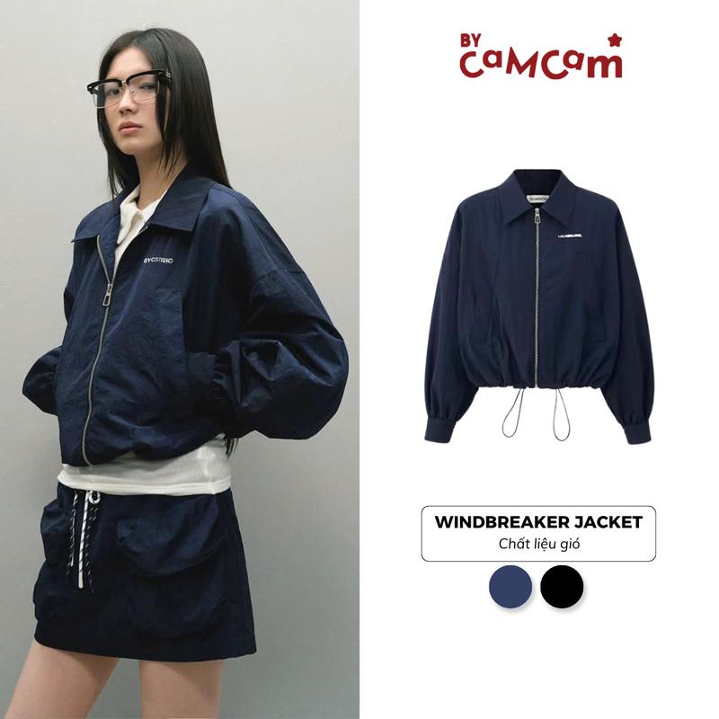 Áo KHOÁC GIÓ CỔ BẺ Bycamcam 2 Lớp Windbreaker Jacket Nam Nữ 2024
