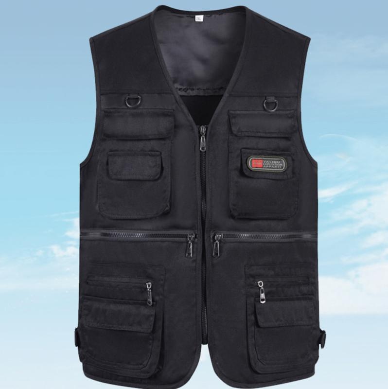 Áo Gile Kaki Nam Trung Niên MALY MLA85 Áo Gile Kaki Tặng Bố Menswear Denim