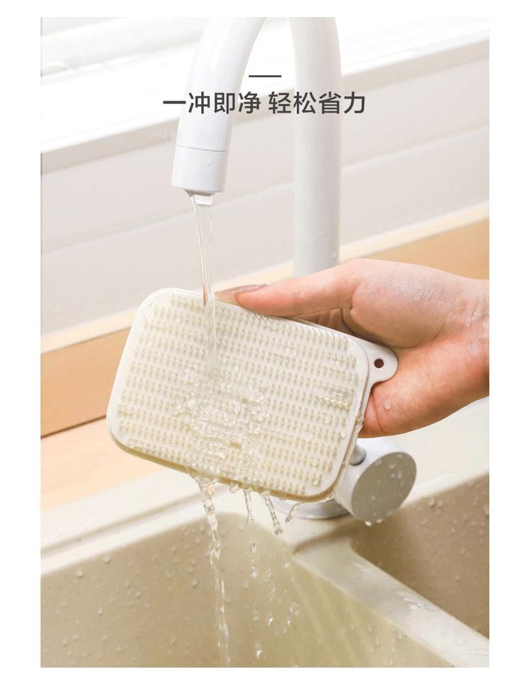 Product Introduction of Fruit and vegetable cleaning brush, kitchen cleaning, potato washing, vegetable and fruit bendable cleaning, sink crevice brush 5
