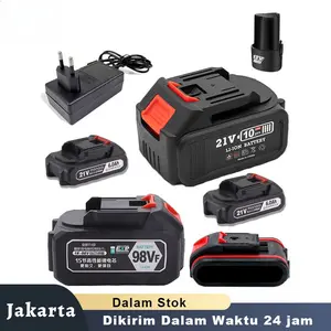 Baterai 12V/21V/36V/98V 1200mAh/1300/8000mah，pengisi Daya Gratis（Cocok Untuk Alat Makita Dan Monqiqi）
