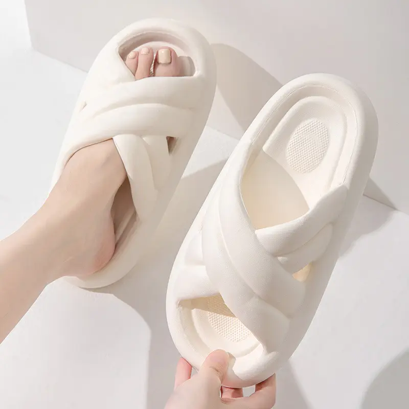 Dép đi trong nhà - Chống trượt Slipper - DéP Sọc Chéo