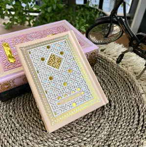 ( Tidak Bisa costum nama ) A6 Kecil 11 cm x 15 cm Al -Qur'an  Persian Pattern  Free Buku Almasurat Soft Cover Alquran