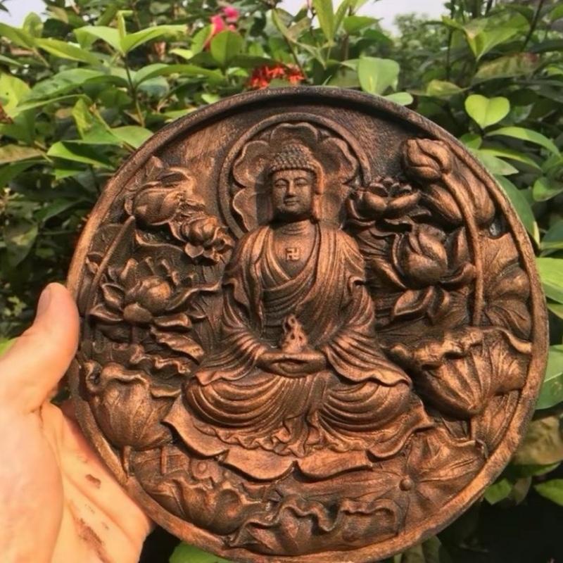 Tranh gỗ thiền tâm thanh tịnh-tranh gỗ decor trang chí nội thất 4