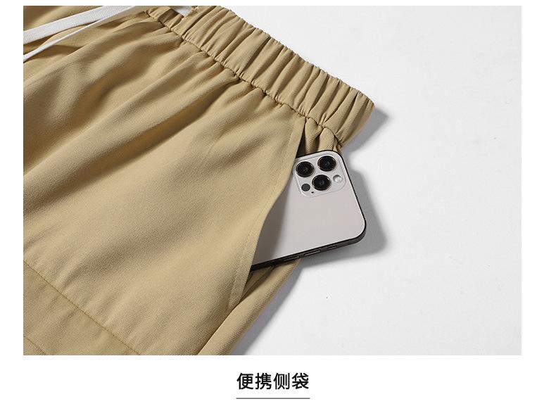 Product Introduction of 2025 Summer Men's Lightweight Ice Silk Shorts - Breathable Quick-Dry Casual Athletic Cargo Shorts (Plus Size) 18