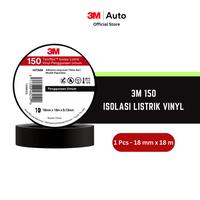 Gambar 3M Temflex 150 Selotip Lakban Isolasi Kabel Listrik Warna Hitam dari 3M Automotive Kab. Bekasi 1 Tokopedia