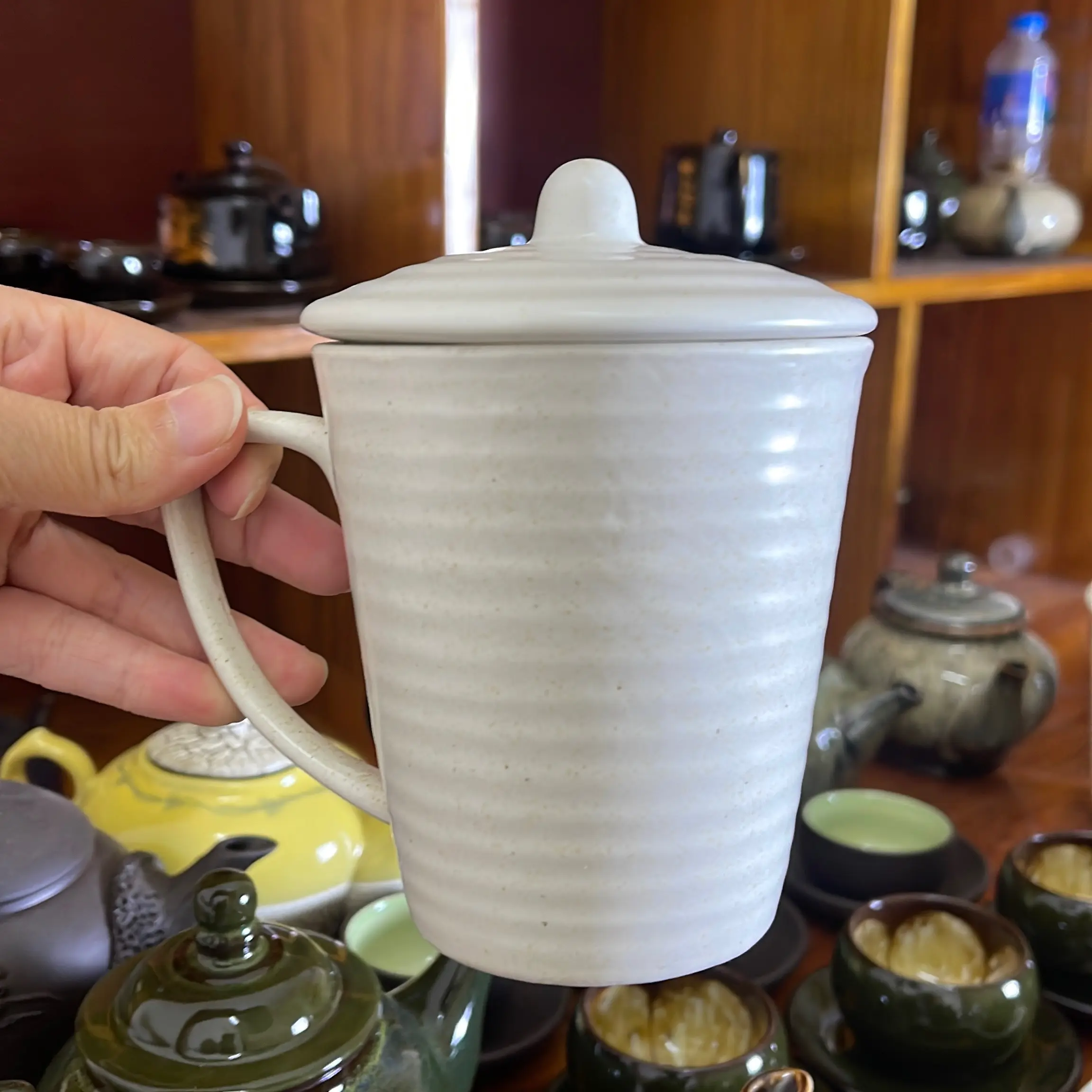 Cốc sứ bát tràng 300ml hàng thanh lý