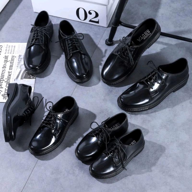 Product Introduction of 【unisex】Boys black shoes 233#student black shoes children's black shoes 0120523 standard size Boy Walking Shoes 3