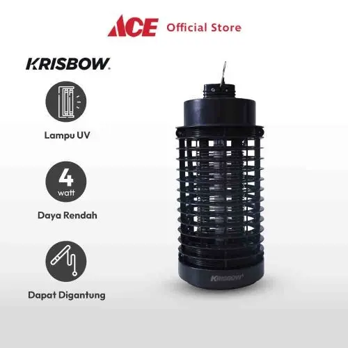 Ace - Krisbow Perangkap Nyamuk 4 Watt - Hitam 1