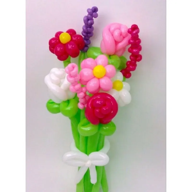100q Bóng bay tạo hình 130cm/ bóng bay dài,bóng bay giun (dùng để xoắn/bóng bay tạo hình) 1