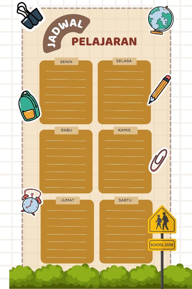 Product Introduction of jadwal pelajaran sekolah anak bisa tambah NAMA Belajar sekolah anak 22