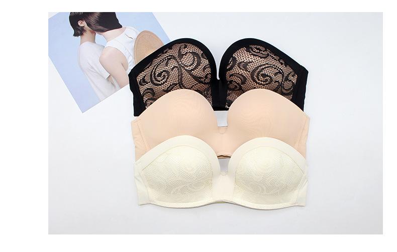 Product Introduction of Non-slip strapless invisible underwear bralette victoria secret  thuong cup  c  type c  cup gi  clothing balconette body  shaper  women invisible  scrunch 16