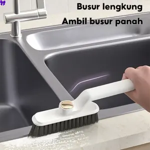 Sikat 3in1 Rotary 360 Derajat, Pembersih Toilet, Celah Sudut Wastafel Dapur dan Kamar Mandi, Lantai Serbaguna dan Efisien