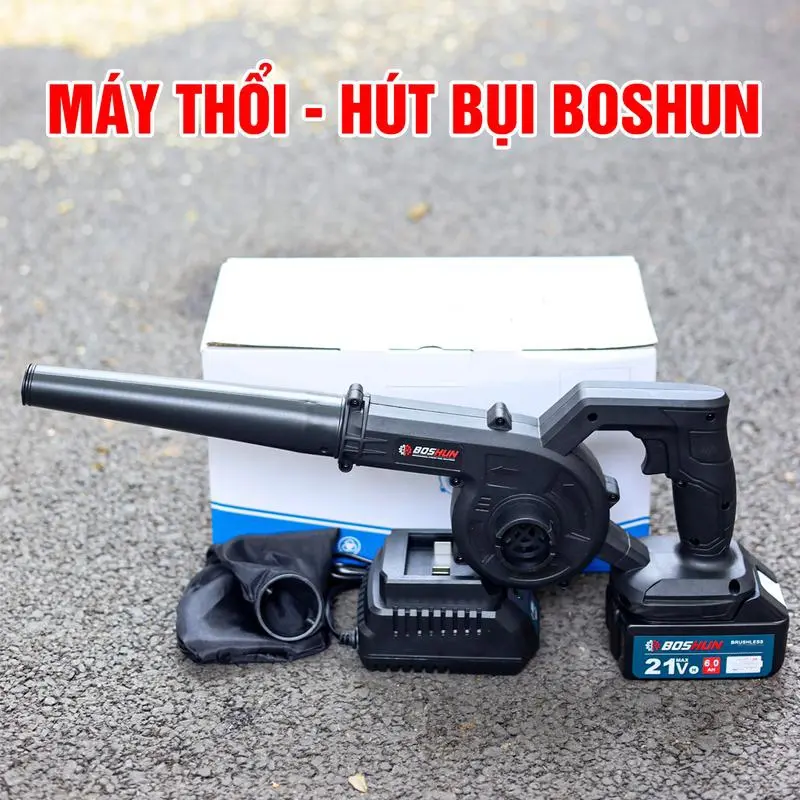 Máy Hút Thổi Bụi Chạy Pjn Boshun - Hàng Chuẩn Lõi Đồng Không Chổi Than - Công Suất 680W Siêu Khỏe Phần cứng công cụ đa chức năng DSHB211121