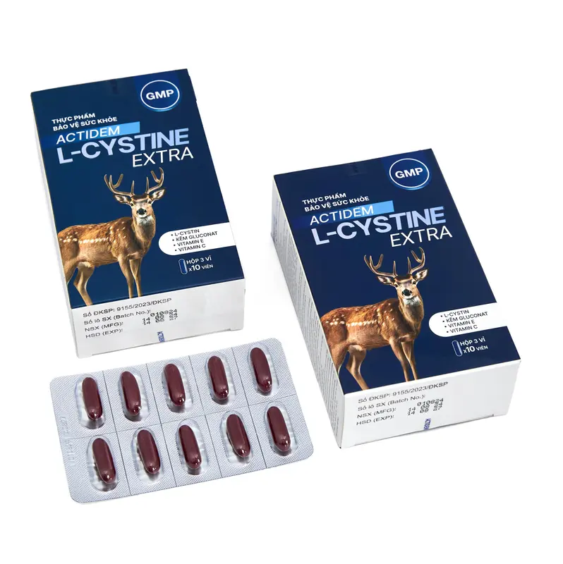 VIÊN UỐNG ACTIDEM L-CYSTINE EXTRA HỖ TRỢ LÀM ĐẸP DA 30 VIÊN 5