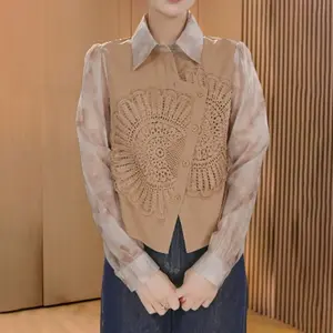 [clearance]PO15 FADFAD Kemeja Lengan Panjang Modis untuk Wanita Terbaru