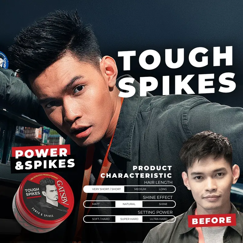 GATSBY STYLING WAX MINYAK REMBUT GATSBY 75gr 1
