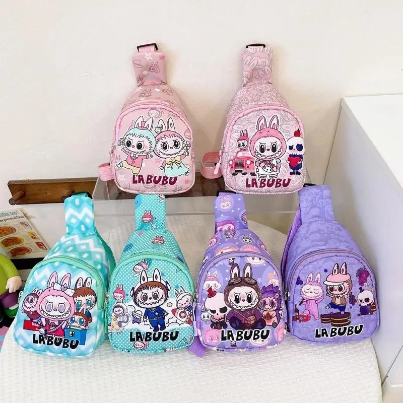 Cartoon Cute Primary School Backpack Cartoon Bubble Mart Bag LaBuBu Kindergarten Crossbody Bag Female