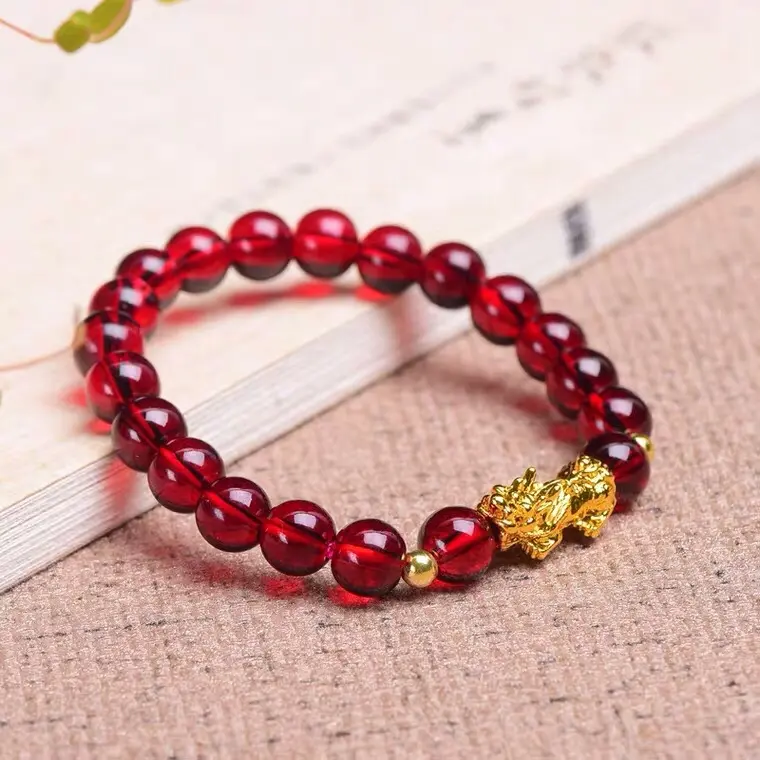 Gelang PIXIU Aksesoris Elegan untuk Meningkatkan Keberuntungan dan Kepercayaan Diri - Hadiah, Karet 3