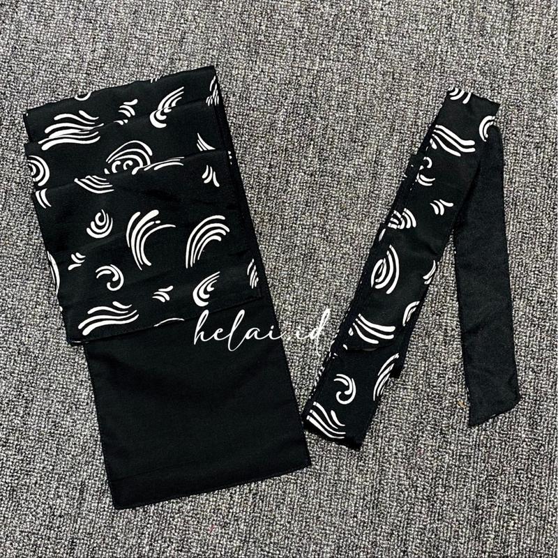 OBI BELT BOLAK-BALIK MONOCHROME SERIES MURAH MOTIF POLOS SABUK KAIN 2