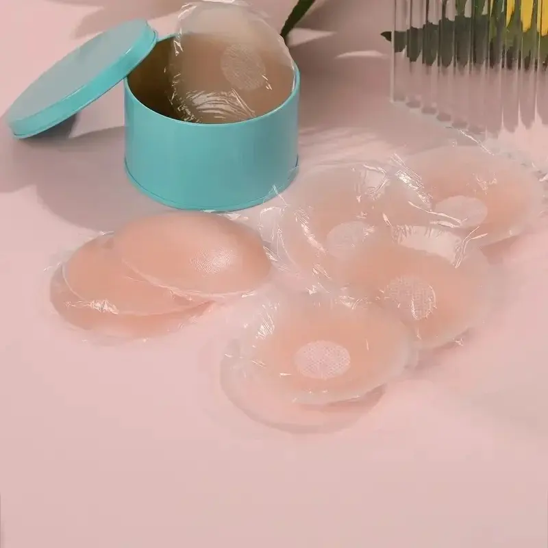 12 buah / Kotak Silicone Backless Bra / Wings Bra / Wing Bra / Nu Bra / Invisible Bra / Nipple Silicone Pad Bra Tempel Import Premium Bh 2